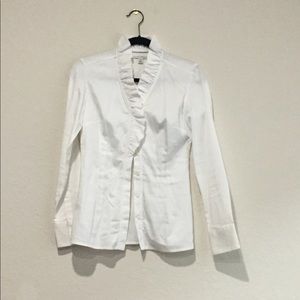 White long sleeve button up